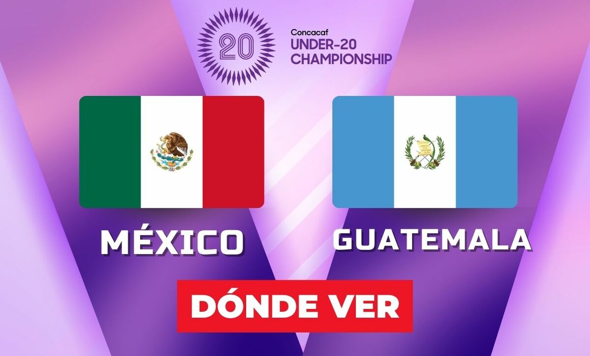 México vs. Guatemala Sub-20: dónde y a qué hora ver EN VIVO J3