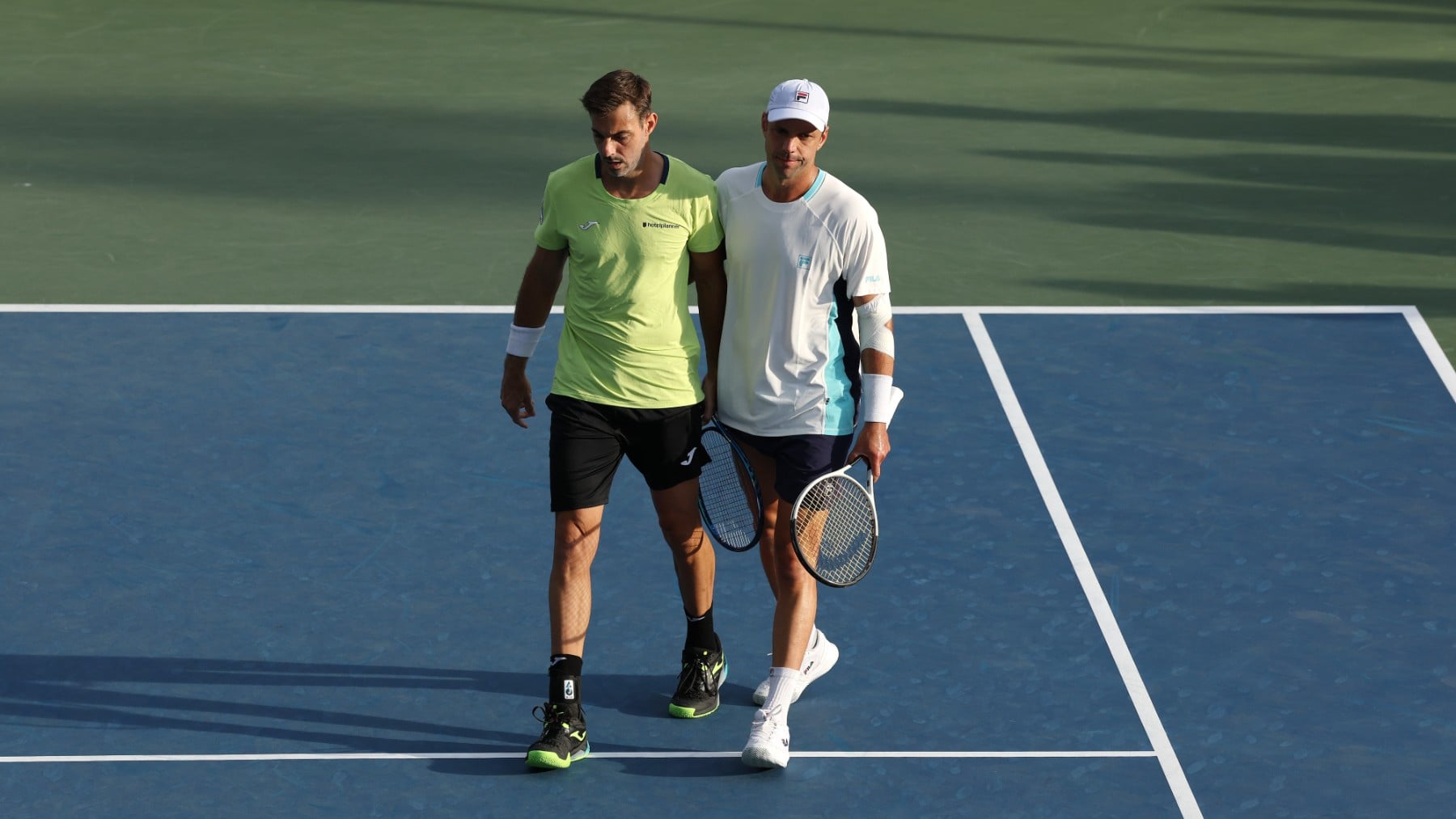 Triunfo con secuelas: Granollers y Zeballos se meten a cuartos del US Open pese al susto físico