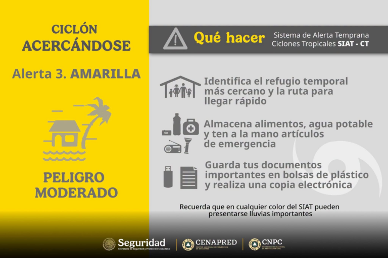 14 municipios se encuentran en Alerta Amarilla por huracán 'Polo', Hermosillo entre ellos | Radio Sonora