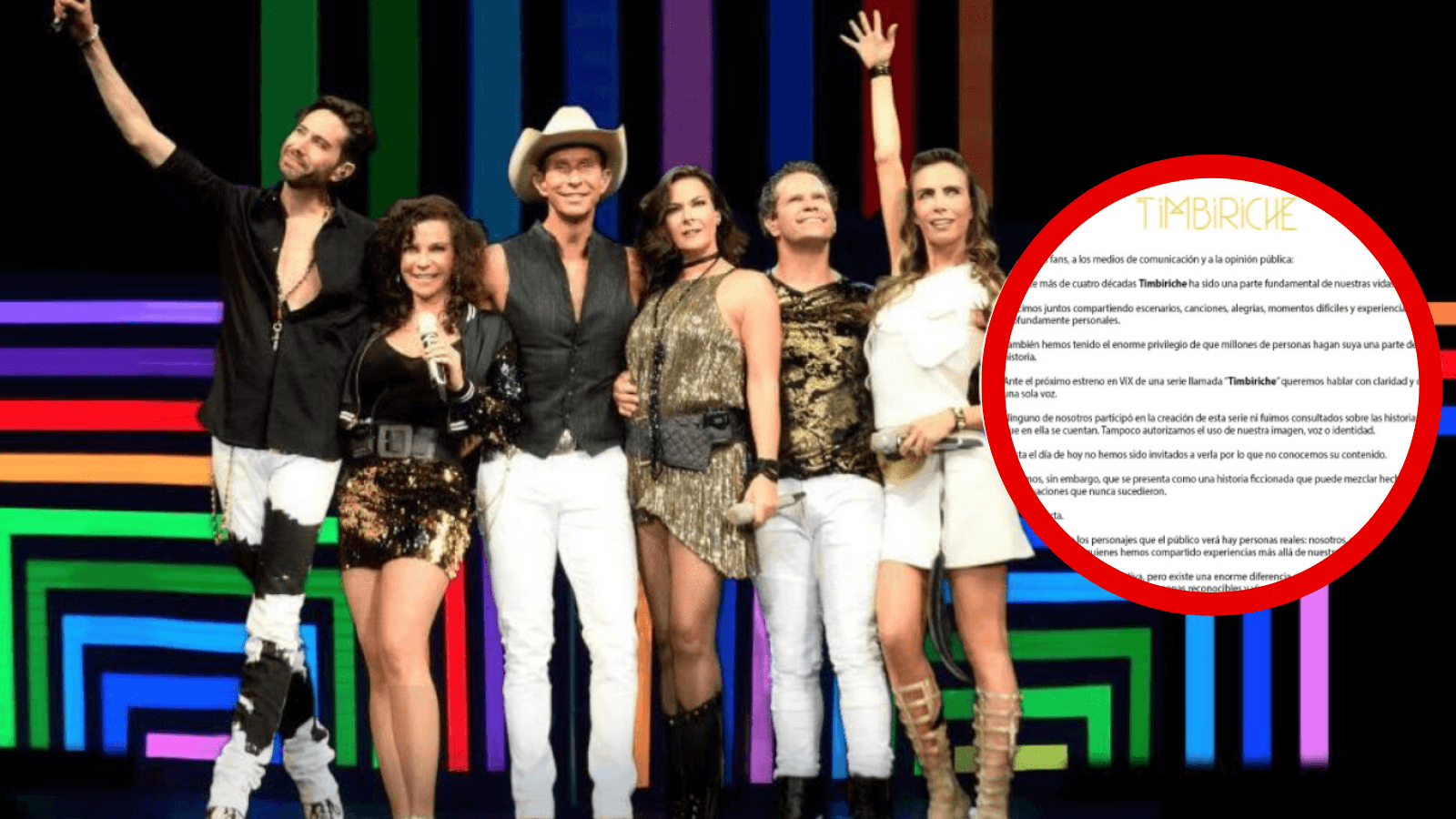 Timbiriche se deslinda de la serie de ViX: esto dicen Sasha Sokol, Benny, Erik, Alix, Mariana y Diego