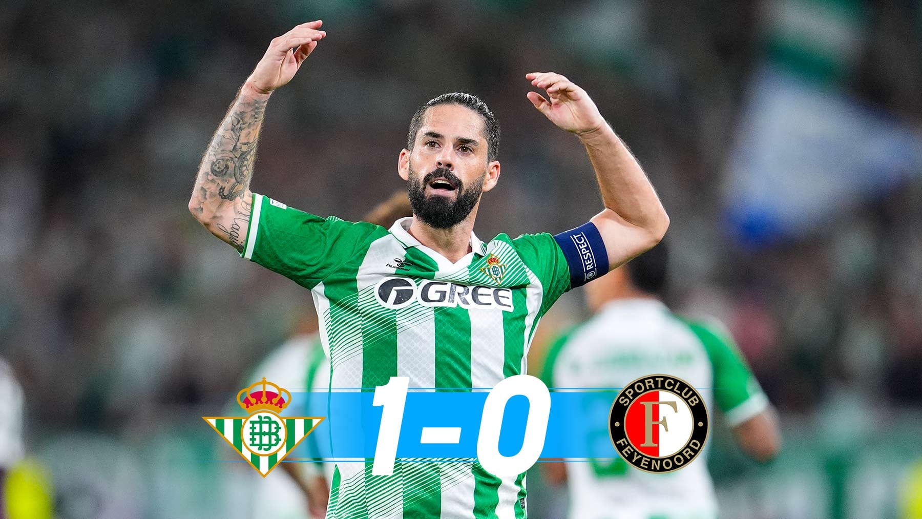 Victoria sufrida del Betis ante el Feyenoord: Isco resuelve el partido desde el punto de penalti
